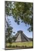 Ancient step pyramid Kukulkan at Chichen Itza, Mexico.-Jerry Ginsberg-Mounted Photographic Print