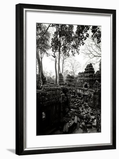 Ancient Ta Prohm IV-Erin Berzel-Framed Photographic Print