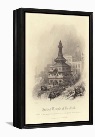 Ancient Temple at Kunkhul-David Roberts-Framed Premier Image Canvas