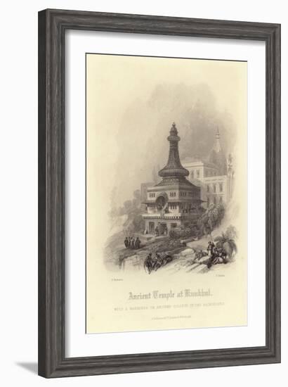 Ancient Temple at Kunkhul-David Roberts-Framed Giclee Print