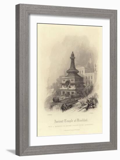 Ancient Temple at Kunkhul-David Roberts-Framed Giclee Print