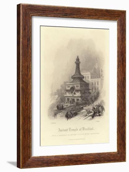 Ancient Temple at Kunkhul-David Roberts-Framed Giclee Print