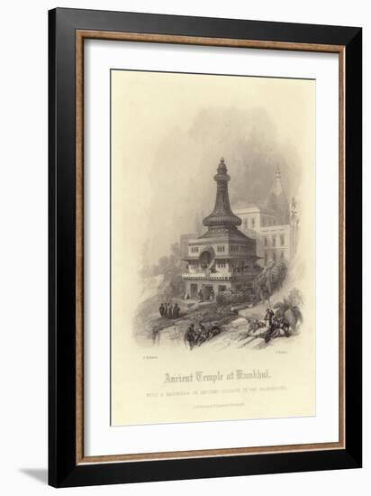 Ancient Temple at Kunkhul-David Roberts-Framed Giclee Print