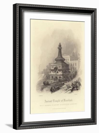 Ancient Temple at Kunkhul-David Roberts-Framed Giclee Print