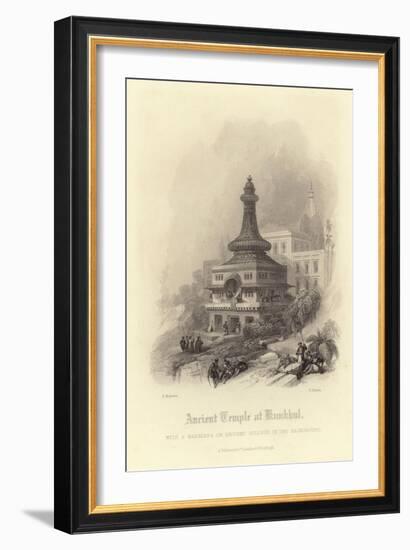 Ancient Temple at Kunkhul-David Roberts-Framed Giclee Print