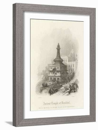 Ancient Temple at Kunkhul-David Roberts-Framed Giclee Print