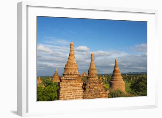 Ancient Temples and Pagodas, Bagan, Mandalay Region, Myanmar-Keren Su-Framed Photographic Print