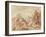 Ancient Theatre, Hadrian's Villa, Near Tivoli-Jean-Honore Fragonard-Framed Giclee Print