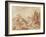 Ancient Theatre, Hadrian's Villa, Near Tivoli-Jean-Honore Fragonard-Framed Giclee Print