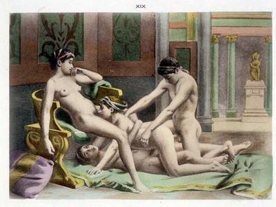 400px x 300px - Ancient Times, Illustration of an Orgy, Plate 19 of De Figuris Veneris'  Giclee Print - Edouard-henri Avril | Art.com