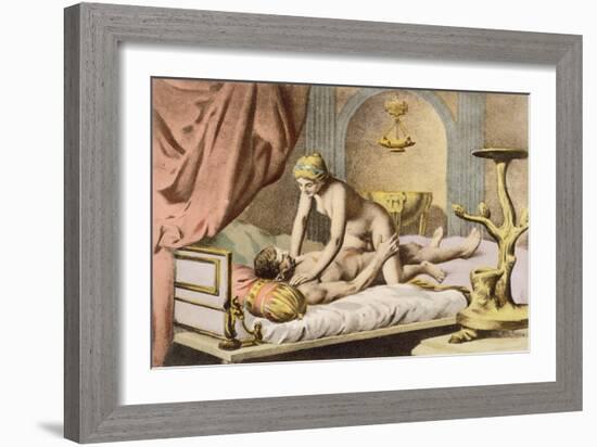 Ancient Times, Plate III from De Figuris Veneris by F.K. Forberg, Engraved by the Artist, 1900-Edouard-henri Avril-Framed Giclee Print