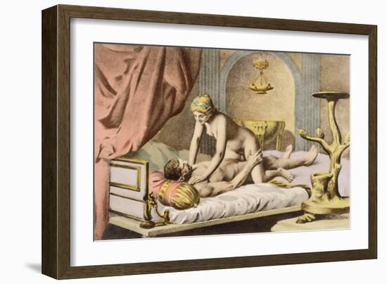 Ancient Times, Plate III from De Figuris Veneris by F.K. Forberg, Engraved by the Artist, 1900-Edouard-henri Avril-Framed Giclee Print