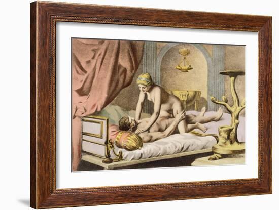 Ancient Times, Plate III from De Figuris Veneris by F.K. Forberg, Engraved by the Artist, 1900-Edouard-henri Avril-Framed Giclee Print