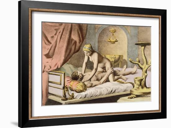 Ancient Times, Plate III from De Figuris Veneris by F.K. Forberg, Engraved by the Artist, 1900-Edouard-henri Avril-Framed Giclee Print