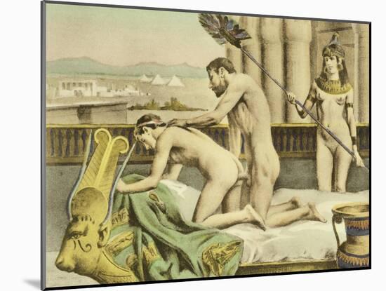 Ancient Times Plate VII from "De Figuris Veneris" by F.K Forberg-Edouard-henri Avril-Mounted Giclee Print