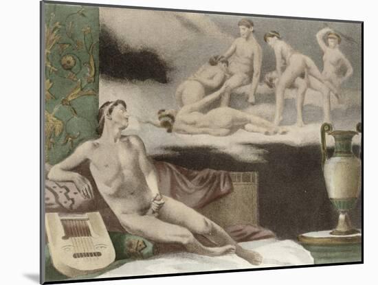 Ancient Times, Plate Xi from De Figuris Veneris by F.K Forberg, Engraved by Artist, 1900-Edouard-henri Avril-Mounted Giclee Print