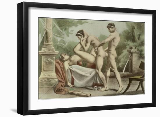 Ancient Times, Plate XVIII from "De Figuris Veneris"-Edouard-henri Avril-Framed Giclee Print