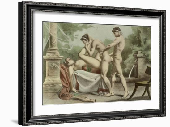 Ancient Times, Plate XVIII from "De Figuris Veneris"-Edouard-henri Avril-Framed Giclee Print