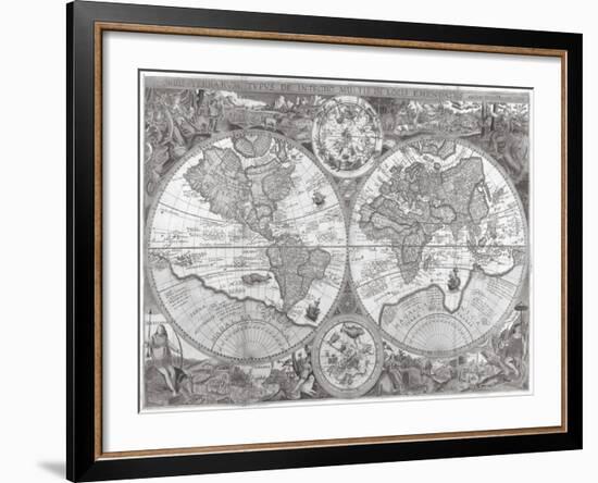 Ancient World-Petrus Plancius-Framed Giclee Print