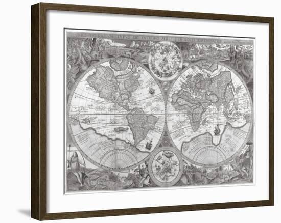 Ancient World-Petrus Plancius-Framed Giclee Print