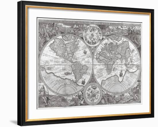 Ancient World-Petrus Plancius-Framed Giclee Print