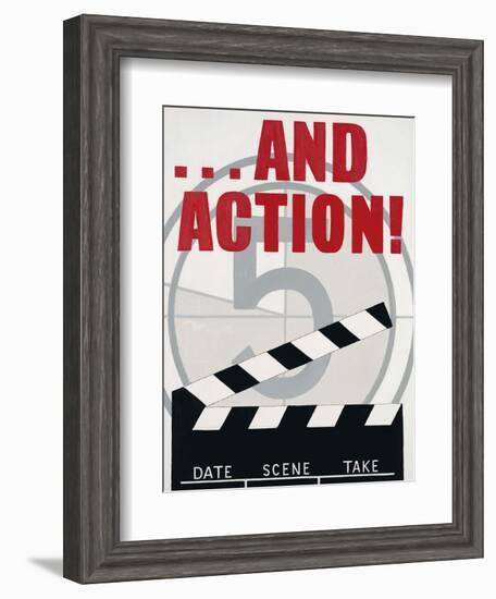 ...And Action!-Marco Fabiano-Framed Art Print