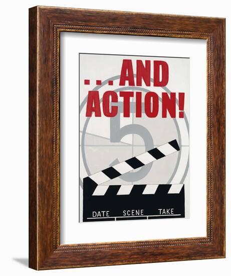 ...And Action!-Marco Fabiano-Framed Art Print