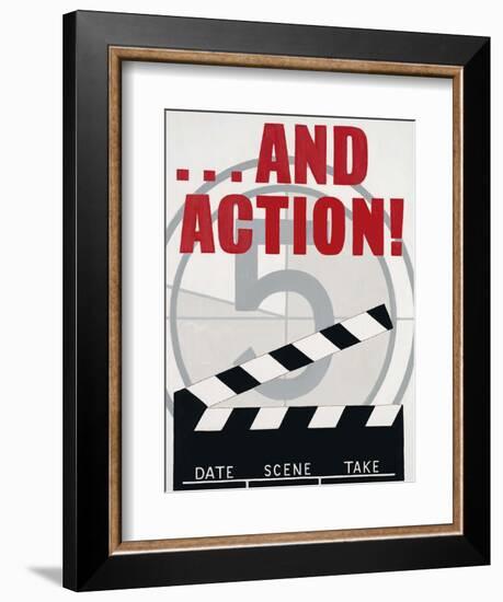 ...And Action!-Marco Fabiano-Framed Art Print