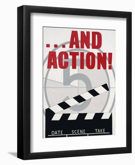 ...And Action!-Marco Fabiano-Framed Art Print