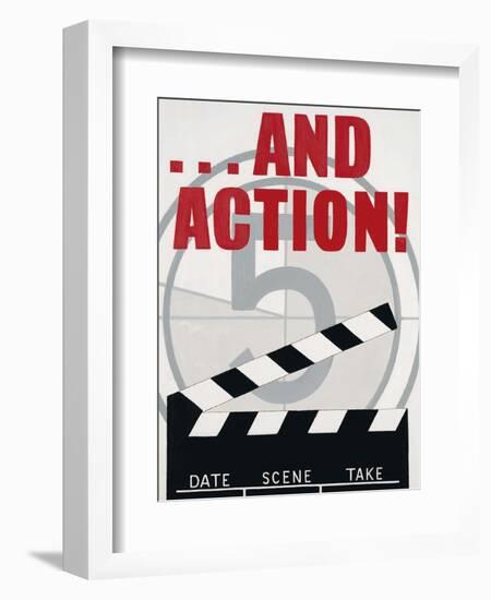 ...And Action!-Marco Fabiano-Framed Art Print