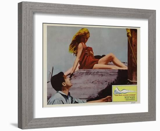 And God Created Woman, 1957-null-Framed Art Print