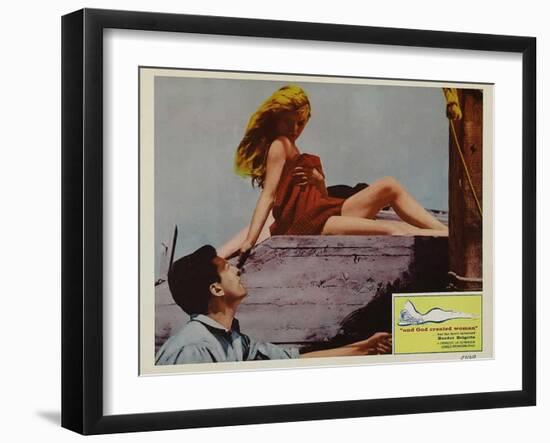 And God Created Woman, 1957-null-Framed Art Print