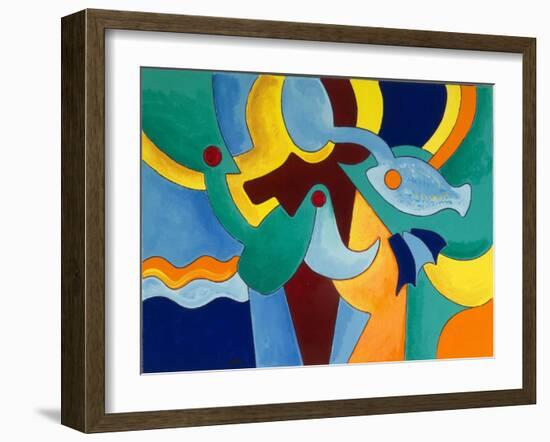 And God Saw the Everything Was Well Done, 2009-Jan Groneberg-Framed Giclee Print