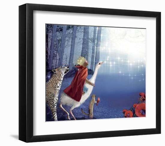 And God Smiled-Nancy Tillman-Framed Art Print