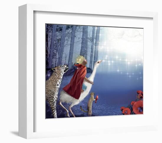 And God Smiled-Nancy Tillman-Framed Art Print