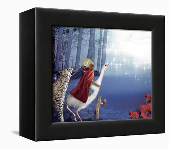 And God Smiled-Nancy Tillman-Framed Stretched Canvas