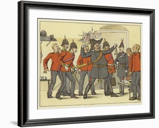 "And Hark, What Noise the General Makes!" Coriolanus, Act I, Scene 5-null-Framed Giclee Print