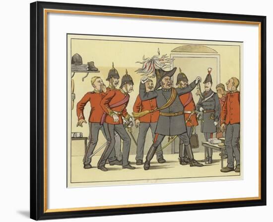 "And Hark, What Noise the General Makes!" Coriolanus, Act I, Scene 5-null-Framed Giclee Print