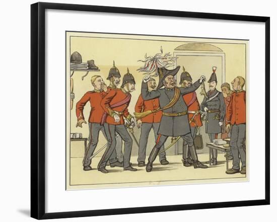 "And Hark, What Noise the General Makes!" Coriolanus, Act I, Scene 5-null-Framed Giclee Print