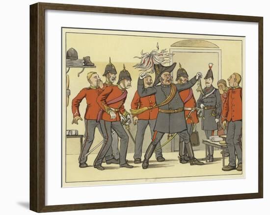 "And Hark, What Noise the General Makes!" Coriolanus, Act I, Scene 5-null-Framed Giclee Print