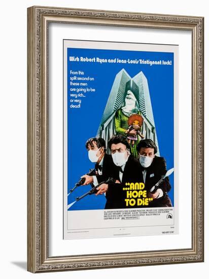 And Hope to Die, (aka La Course Du Lievre a Travers Les Champs), Robert Ryan, 1972-null-Framed Art Print