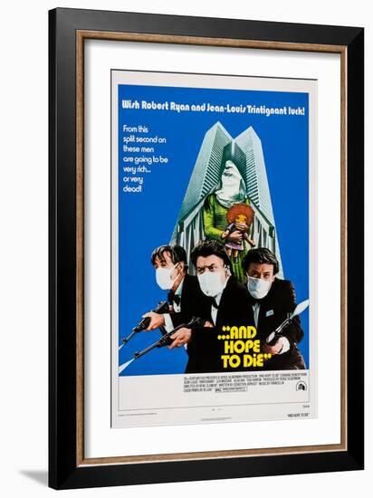 And Hope to Die, (aka La Course Du Lievre a Travers Les Champs), Robert Ryan, 1972-null-Framed Art Print