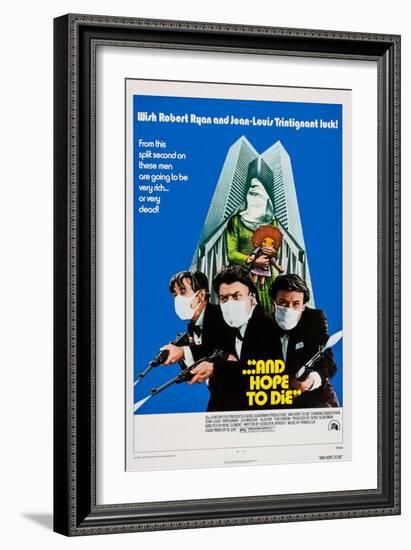 And Hope to Die, (aka La Course Du Lievre a Travers Les Champs), Robert Ryan, 1972-null-Framed Art Print