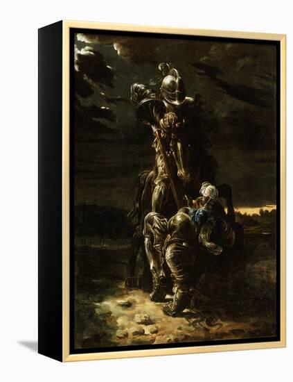 And in the First Career They Ran, the Elfin Knight Fell Horse and Man-Daniel Maclise-Framed Premier Image Canvas