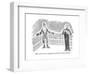 "And, in this corner, weighing five pounds more than she'd like..." - New Yorker Cartoon-Marisa Acocella Marchetto-Framed Premium Giclee Print