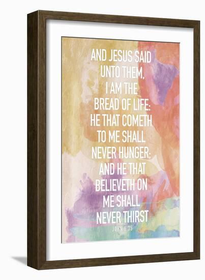 And Jesus-Jace Grey-Framed Art Print