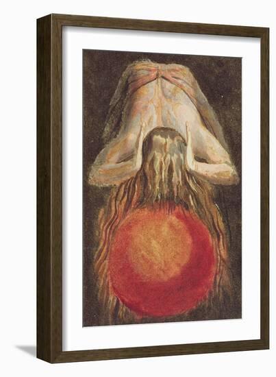 And Left a Round Globe of Blood, Trembling Upon the Void..., Plate 11-William Blake-Framed Giclee Print