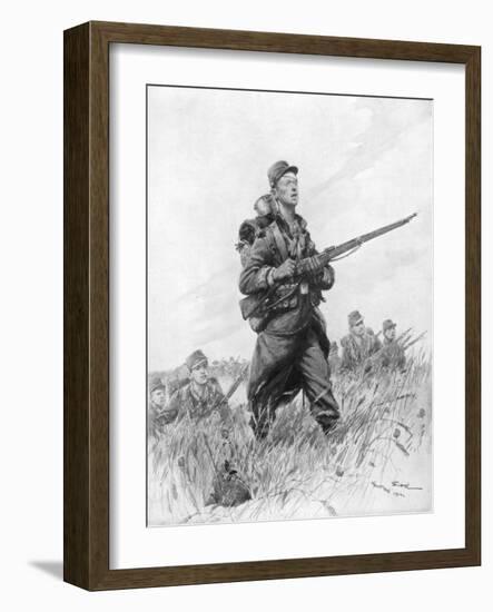 And Now ... Advance !, 1914-Georges Bertin Scott-Framed Giclee Print