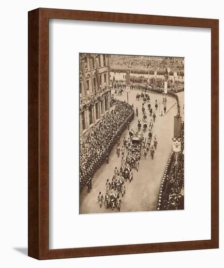 'And So Into Whitehall', May 121937-Unknown-Framed Photographic Print