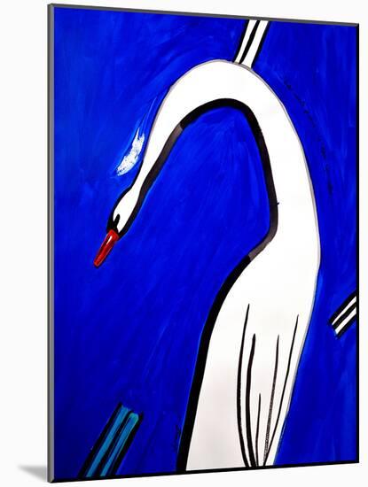 And Swan dropped the feather and everything became clear-Julija Belickienė-Mounted Giclee Print